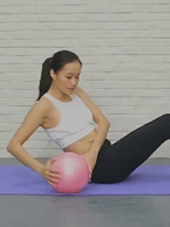 Russian twist Pilates Ball 25 - BalanceFit - Getractive