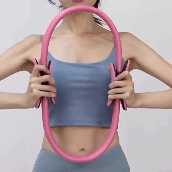 Adductions bras fléchis avec cercle de pilates - FitCircle