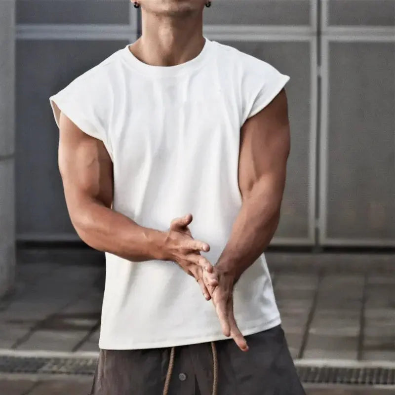 Débardeur Homme blanc - Fit&Flex - Getractive